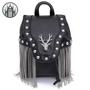 Sac Gothique Simili Cuir Noir — Univers Gothique