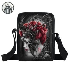 Sacoche Gothique Nylon Vampire — Univers Gothique