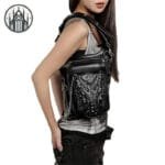 Sacoche Gothique Faucheuse: Style Macabre Infernal