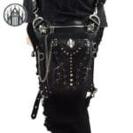 Sacoche Gothique Motard: Style Macabre En Livraison Offerte