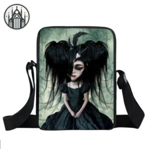 Sac Gothique Bandoulière Nylon Cartoon — Univers Gothique