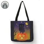 Sacs Tote Bag Gothique Chat - Découvre Maintenant! - Halloween Cat