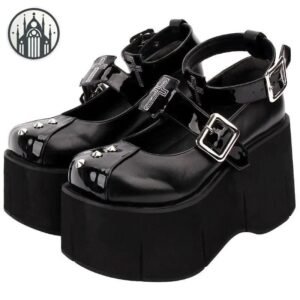 Chaussures Gothiques Plateforme Talon Haut — Univers Gothique
