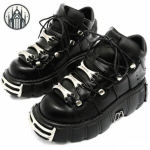 Chaussures Gothiques Creepers Plateforme Compensée — Univers Gothique