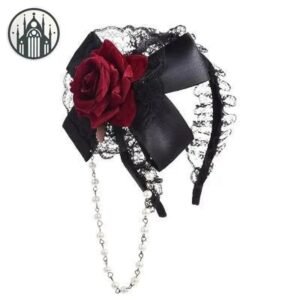 Accessoire Cheveux Gothique Lolita Horloge — Univers Gothique