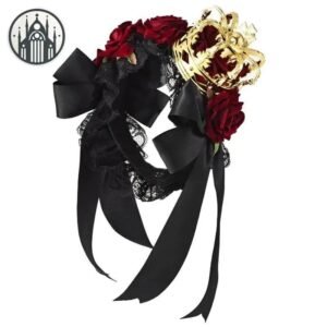 Accessoire Cheveux Gothique Ruban Noir — Univers Gothique