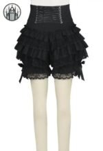 Short Gothique Lolita Bouffant Femme — Univers Gothique (vue 2)
