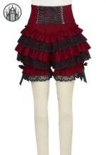Short Gothique Lolita Bouffant Femme — Univers Gothique (vue 3)
