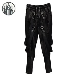 Pantalon Gothique Jogger Coton Polyester — Univers Gothique