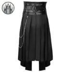 Shorts Jupe Gothique: Pantalon Homme Gothique Avec Jupe Pour Un Look Dark. Livraison Standard Offerte En France!