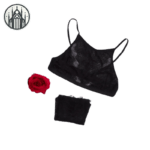 Soutien-gorge Gothique à Dentelle Fleur: Livraison Offerte! - s