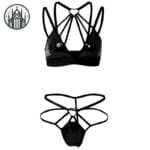 Soutien-gorge Gothique Noir En Dentelle - Lingerie Gothique Pour Femme - Noir / s