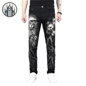 Style Gothique: Pantalon Stretch Homme - 28