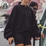 Sweat Gothique à Chaine Pour Femme