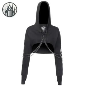 Sweat Gothique Court Réfléchissant — Univers Gothique