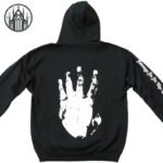 Sweat Gothique Manches Pliées Femme