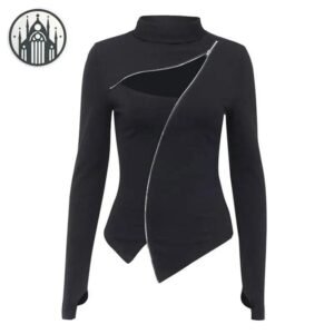 Sweat Gothique Poche Transparente Femme — Univers Gothique