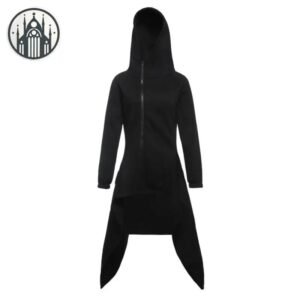 Sweat Gothique Noir Polyester Coton — Univers Gothique