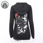 Sweat Gothique Court Fête Morts — Univers Gothique (vue 3)