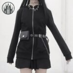 Sweat Gothique Court Fête Morts — Univers Gothique (vue 5)