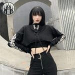 Sweat Gothique En Coton Maillé - Livraison Offerte