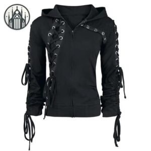 Sweat Gothique Femme Anneaux — Univers Gothique