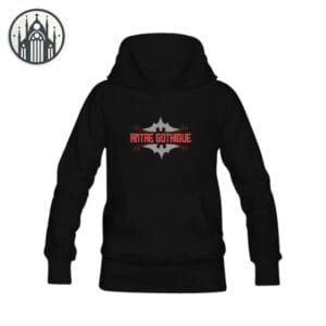 Sweat Gothique Femme Avec Capuche Super Doux - Noir / s