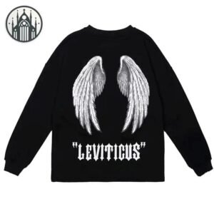 Haut Gothique Leviticus Noir Coton — Univers Gothique