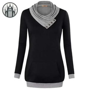 Haut Gothique Simple Long Noir — Univers Gothique