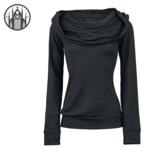 Sweat Gothique Capuche Rétro Coton — Univers Gothique