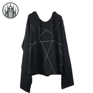 Sweat Gothique Pentagramme Coton Femme — Univers Gothique