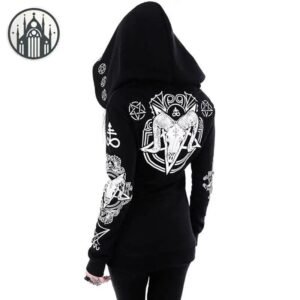 Sweat Gothique Imprimé Dos Coton — Univers Gothique