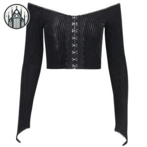 T-shirt Gothique Transparent Rayures Longues — Univers Gothique