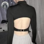 T-shirt Gothique Ceinture: Confort Sans Frottement