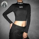 T-shirt Gothique Ceinture: Confort Sans Frottement