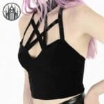 T-shirt Gothique Confortable Et Sans Frottement