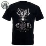 t shirt gothique crane militaire en coton bio ultra doux noir s t shirt 272 T-shirt Gothique Crâne Militaire En Coton Bio Ultra-doux - Noir / s