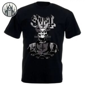 T-shirt Gothique Crâne Métal Coton Bio — Univers Gothique