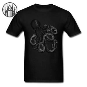 T-shirt Gothique Tentacule Coton Bio — Univers Gothique