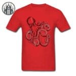 t shirt gothique de qualite superieure rouge xs t shirt 198 T-shirt Gothique De Qualité Supérieure - Rouge / Xs