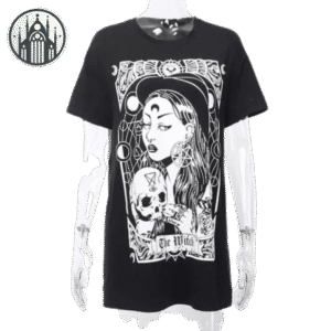 T-shirt Gothique The Witch Coton — Univers Gothique