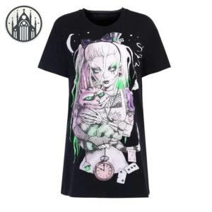 T-shirt Gothique Lolita Chat Coton — Univers Gothique