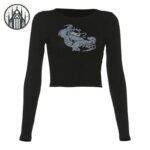 T-shirt Gothique Grunge Manches Longues — Univers Gothique