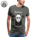 T-shirt Gothique Emo En Coton Bio Ultra Doux - Vert / s