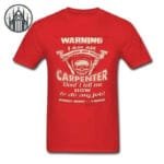 T-shirt Gothique En Coton Bio Ultra Doux - Rouge / Xs