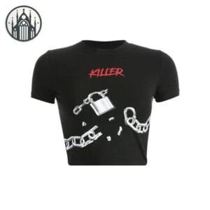 T-shirt Gothique En Coton Doux - Livraison Standard Offerte - s