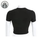 T-shirt Gothique En Coton Doux - Livraison Standard Offerte