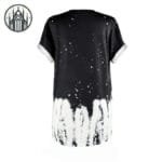 T-shirt Gothique En Coton Maillé 102-130 Cm 47-60 - Livraison Offerte