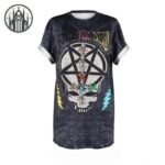 T-shirt Gothique Skull Pentagramme — Univers Gothique