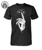 T-shirt Gothique En Coton Maillé De Qualité - s
